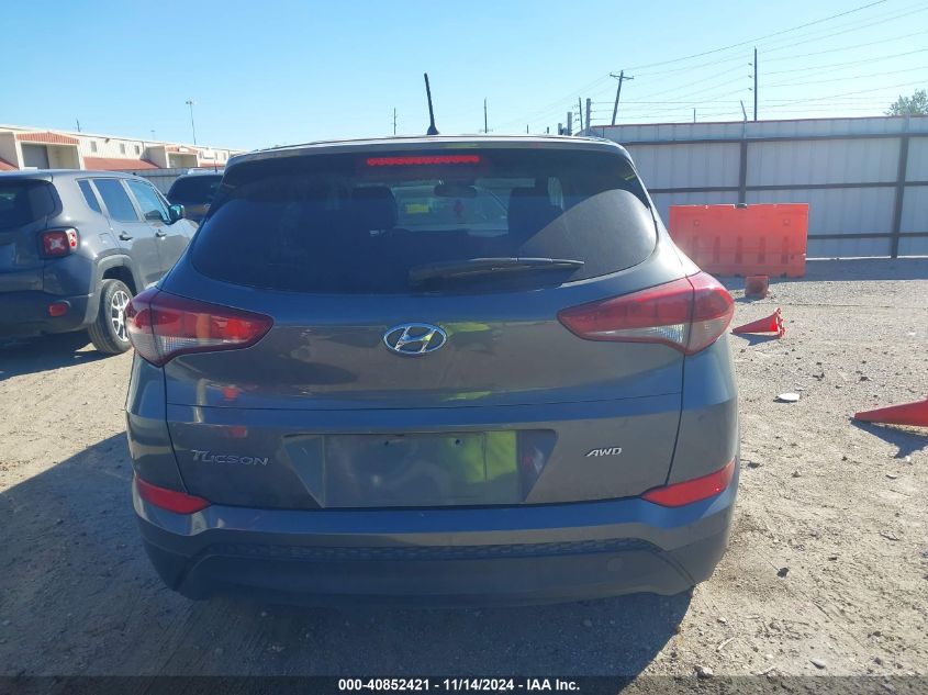 2018 Hyundai Tucson Se VIN: KM8J2CA49JU657645 Lot: 40852421