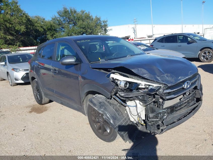 VIN KM8J2CA49JU657645 2018 Hyundai Tucson, SE no.1