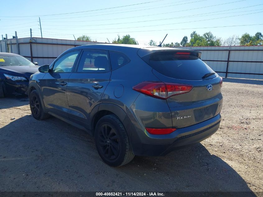 VIN KM8J2CA49JU657645 2018 Hyundai Tucson, SE no.3