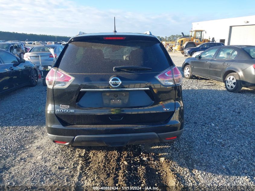 2016 Nissan Rogue S/Sl/Sv VIN: 5N1AT2MT3GC887271 Lot: 40852434