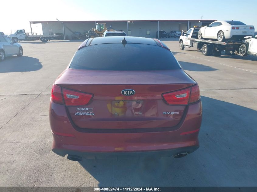 2015 Kia Optima Sx Turbo VIN: 5XXGR4A62FG367634 Lot: 40852474