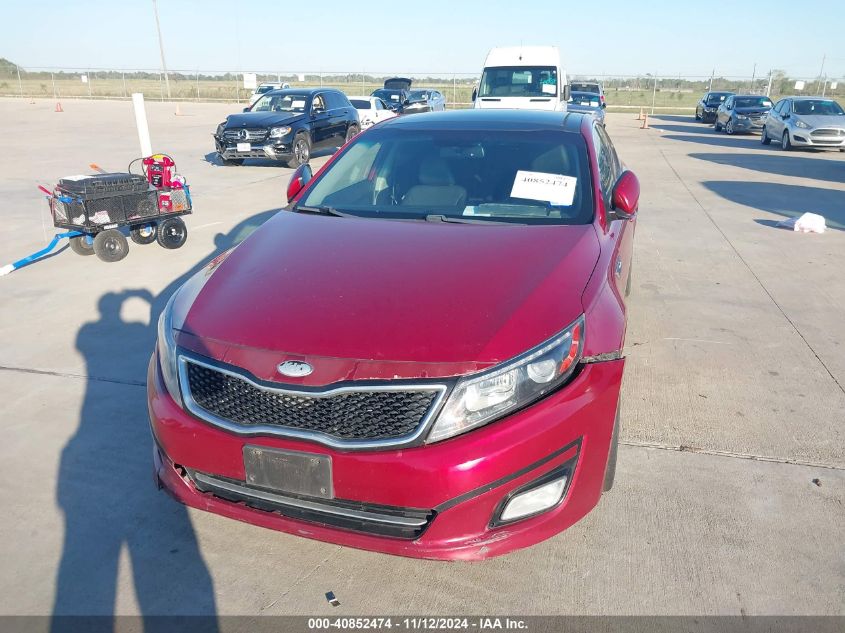 2015 Kia Optima Sx Turbo VIN: 5XXGR4A62FG367634 Lot: 40852474