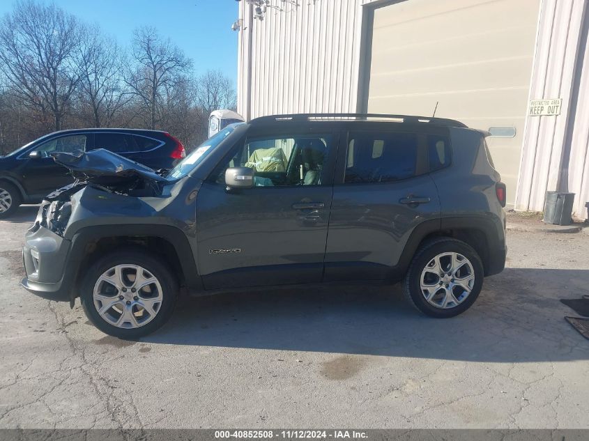 2020 Jeep Renegade Limited 4X4 VIN: ZACNJBD16LPL76120 Lot: 40852508