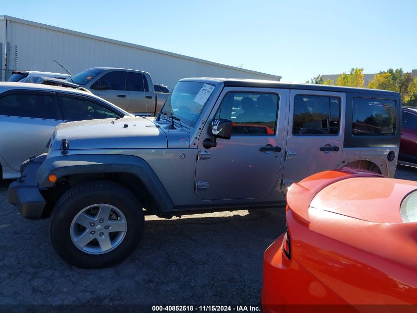 2014 Jeep Wrangler Unlimited Sport VIN: 1C4BJWDG9EL209016 Lot: 40852518