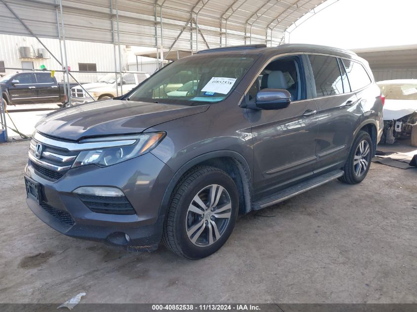 VIN 5FNYF6H86GB074145 2016 Honda Pilot, Ex-L no.2