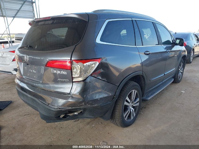 VIN 5FNYF6H86GB074145 2016 Honda Pilot, Ex-L no.4