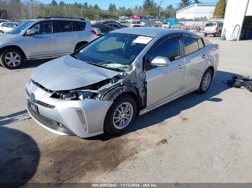 VIN JTDL9RFU2L3017810 2020 Toyota Prius, Le Awd-E no.2