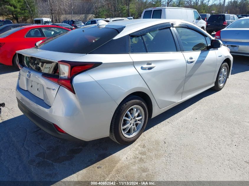 VIN JTDL9RFU2L3017810 2020 Toyota Prius, Le Awd-E no.4