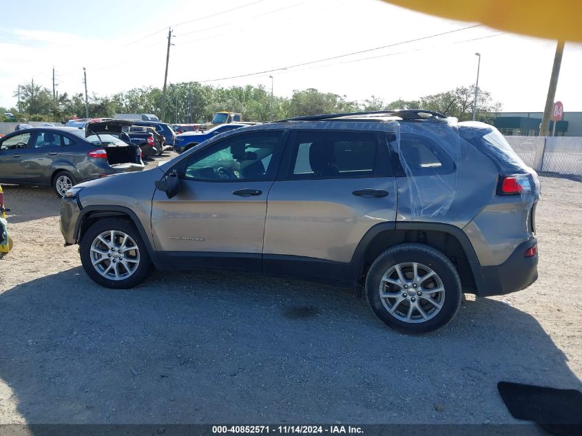 2017 Jeep Cherokee Sport Fwd VIN: 1C4PJLABXHW641307 Lot: 40852571