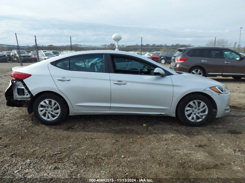 2017 HYUNDAI ELANTRA SE - KMHD74LFXHU374233