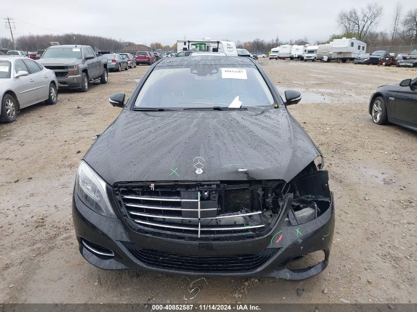 2015 Mercedes-Benz S 550 4Matic VIN: WDDUG8FB3FA092394 Lot: 40852587