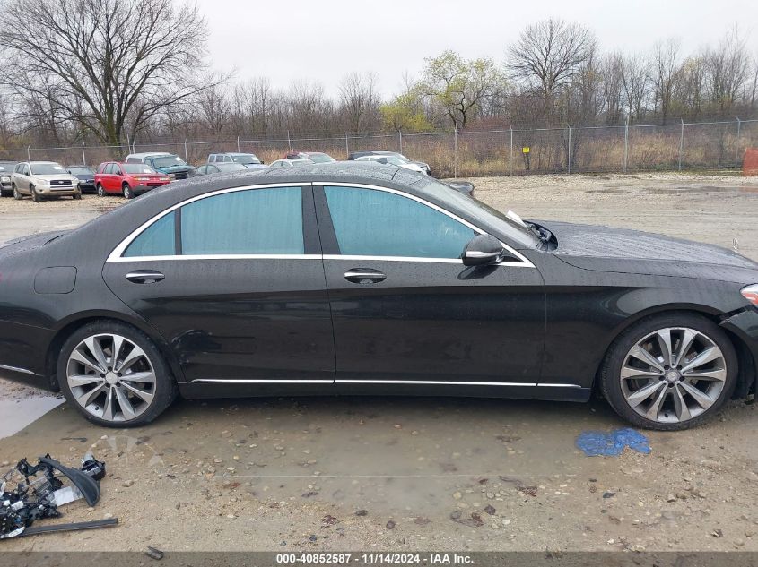 2015 Mercedes-Benz S 550 4Matic VIN: WDDUG8FB3FA092394 Lot: 40852587