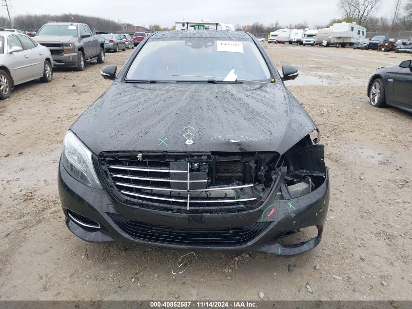 2015 Mercedes-Benz S 550 4Matic VIN: WDDUG8FB3FA092394 Lot: 40852587