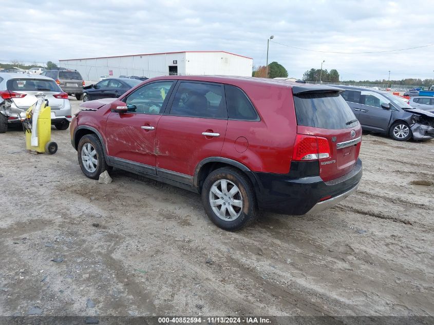 2011 Kia Sorento Lx VIN: 5XYKT3A19BG075351 Lot: 40852594