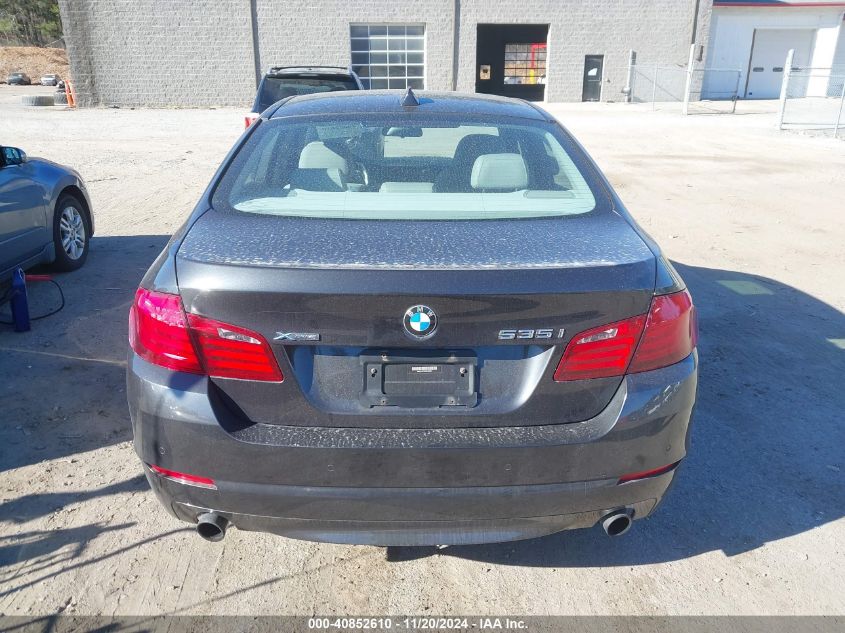 2013 BMW 535I xDrive VIN: WBAFU7C52DDU75871 Lot: 40852610