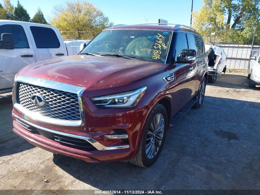 2021 Infiniti Qx80 Sensory Awd VIN: JN8AZ2BE1M9267099 Lot: 40852614