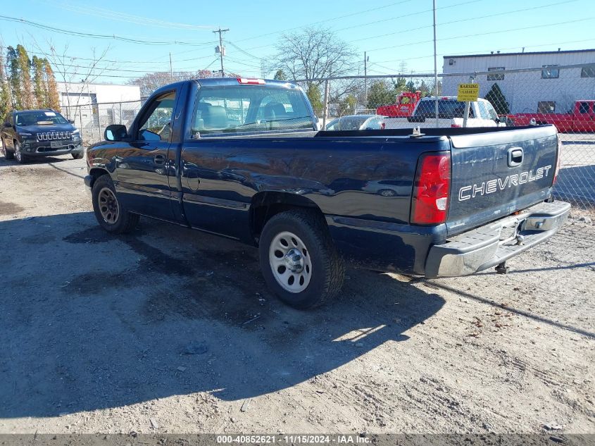 2006 Chevrolet Silverado 1500 Work Truck VIN: 3GCEC14X76G154431 Lot: 40852621