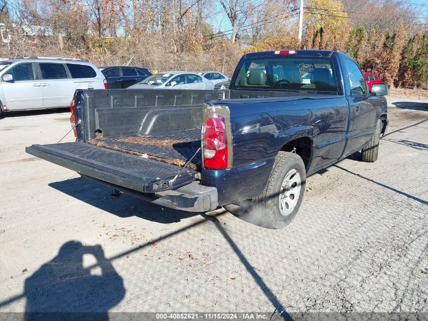 2006 Chevrolet Silverado 1500 Work Truck VIN: 3GCEC14X76G154431 Lot: 40852621