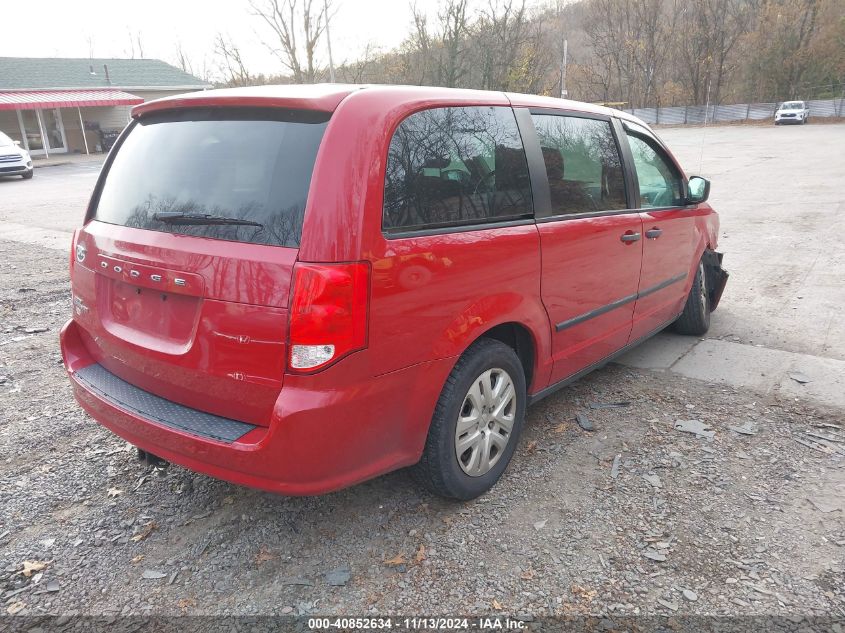 2015 Dodge Grand Caravan American Value Pkg VIN: 2C4RDGBG4FR542697 Lot: 40852634