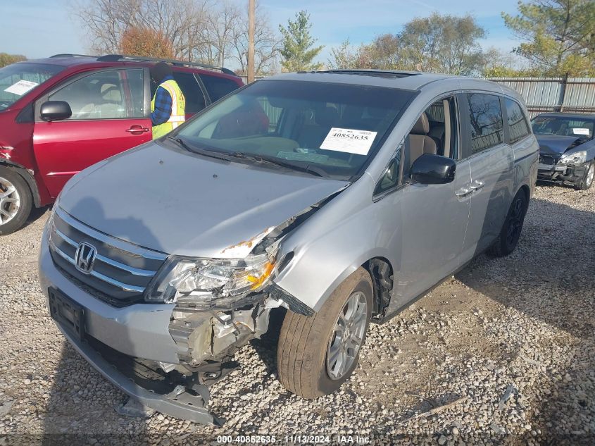 2012 Honda Odyssey Ex-L VIN: 5FNRL5H66CB030811 Lot: 40852635