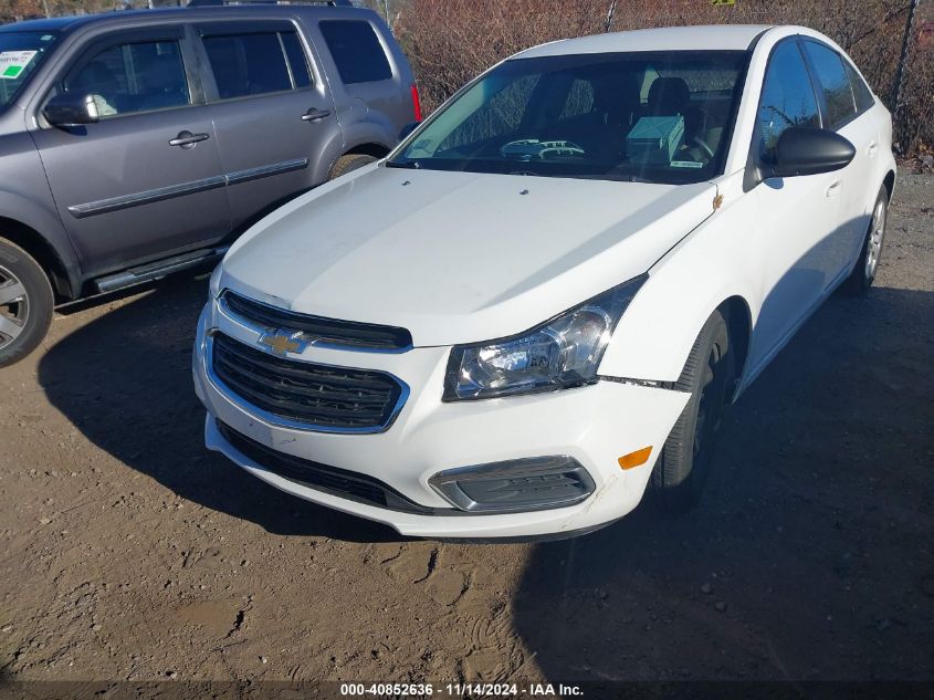 2015 Chevrolet Cruze Ls Auto VIN: 1G1PA5SG0F7191477 Lot: 40852636