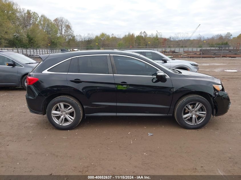 2013 Acura Rdx VIN: 5J8TB3H56DL012958 Lot: 40852637