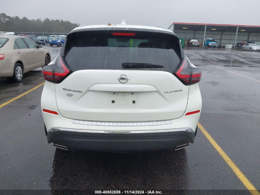 2020 Nissan Murano Platinum Fwd VIN: 5N1AZ2DJ2LN158562 Lot: 40852659