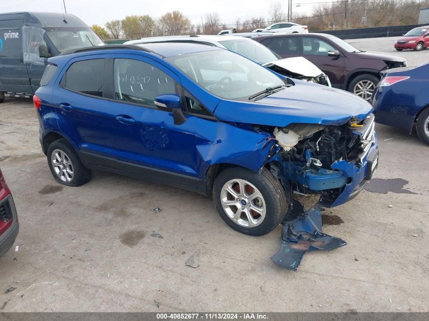 2020 Ford Ecosport Se VIN: MAJ3S2GE7LC343689 Lot: 40852677