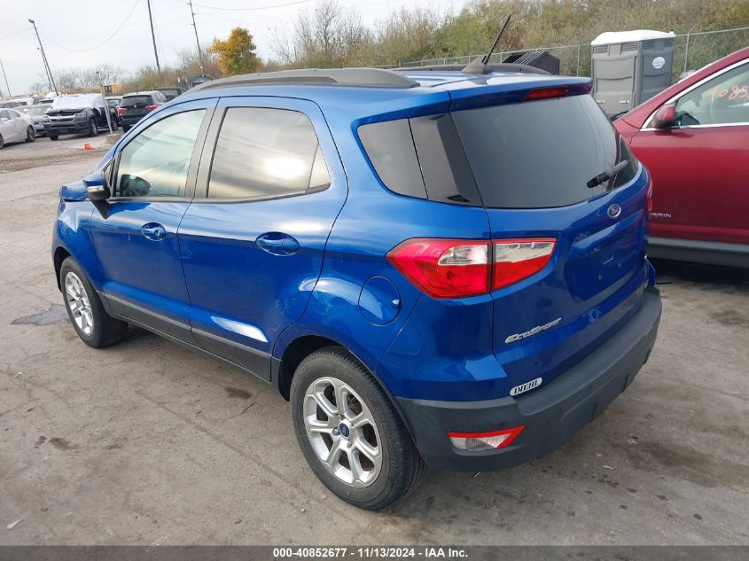 2020 Ford Ecosport Se VIN: MAJ3S2GE7LC343689 Lot: 40852677