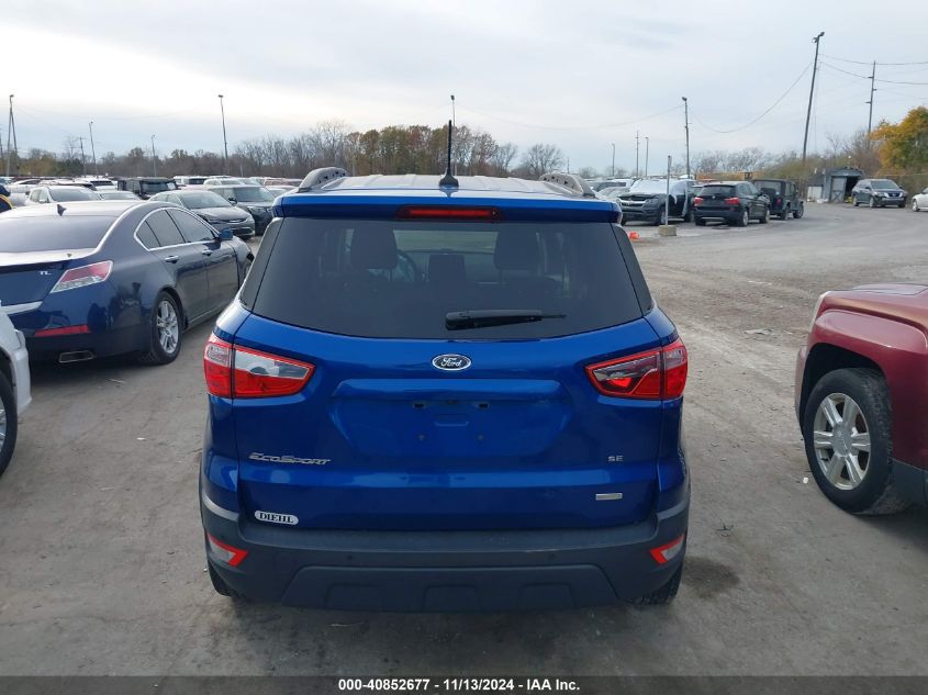 2020 Ford Ecosport Se VIN: MAJ3S2GE7LC343689 Lot: 40852677