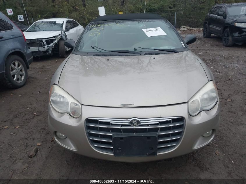 2004 Chrysler Sebring Lxi VIN: 1C3EL55R94N406406 Lot: 40852693