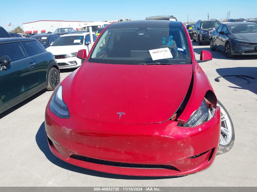 2023 Tesla Model Y Awd/Long Range Dual Motor All-Wheel Drive VIN: 7SAYGDEE7PA136437 Lot: 40852720