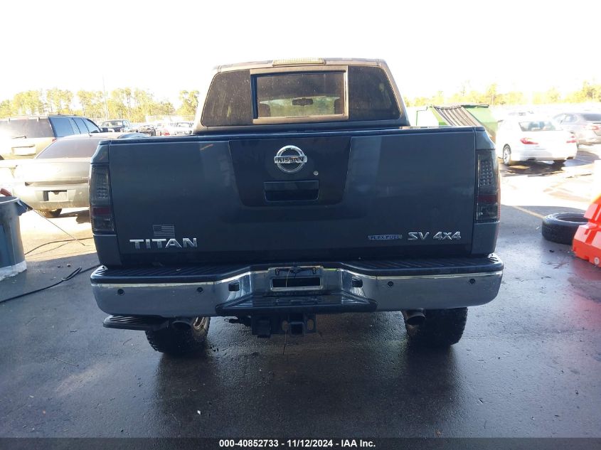 2012 Nissan Titan Sv VIN: 1N6BA0EC4CN316465 Lot: 40852733