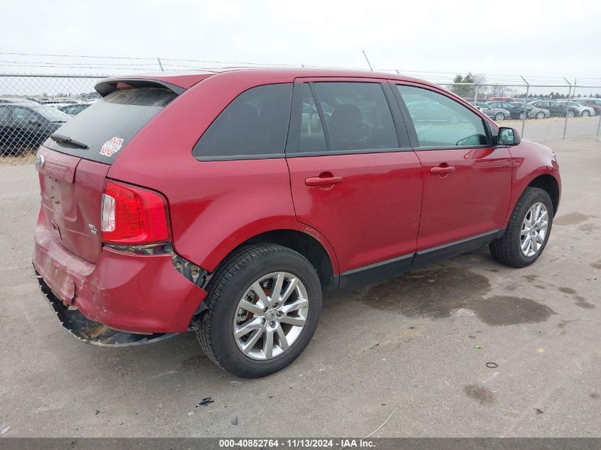 VIN 2FMDK4JC9DBA40640 2013 Ford Edge, Sel no.4