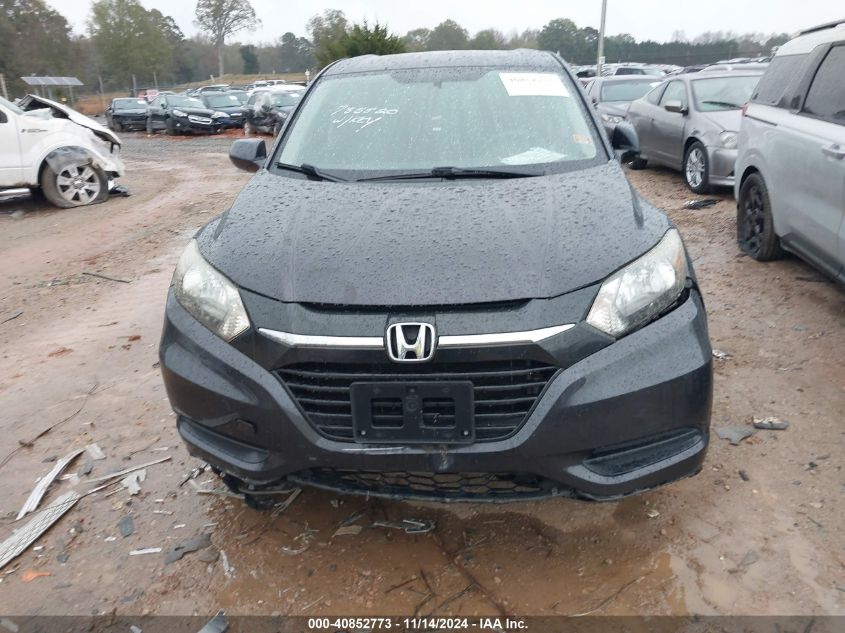 2016 Honda Hr-V Lx VIN: 3CZRU5H35GM735520 Lot: 40852773