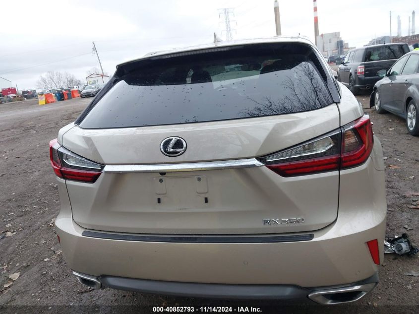 2017 Lexus Rx 350 VIN: 2T2BZMCA0HC070024 Lot: 40852793