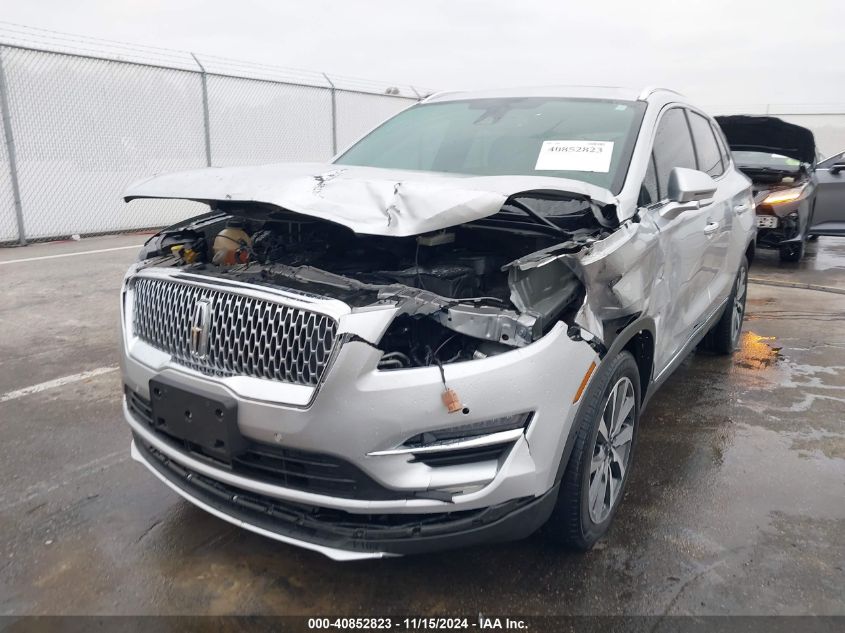 2019 Lincoln Mkc Reserve VIN: 5LMTJ3DH1KUL08245 Lot: 40852823