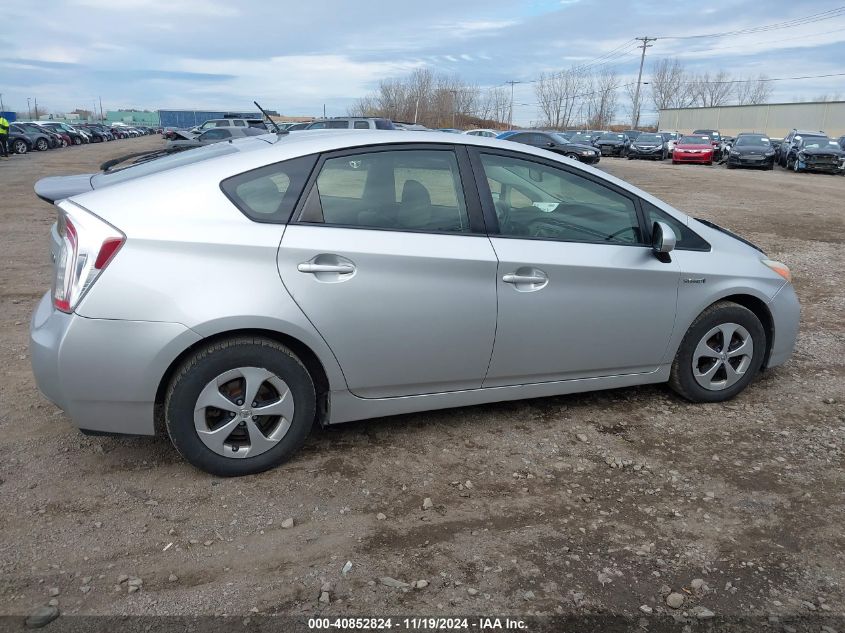 2013 Toyota Prius Two VIN: JTDKN3DU9D1730028 Lot: 40852824