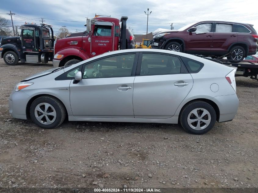 2013 Toyota Prius Two VIN: JTDKN3DU9D1730028 Lot: 40852824