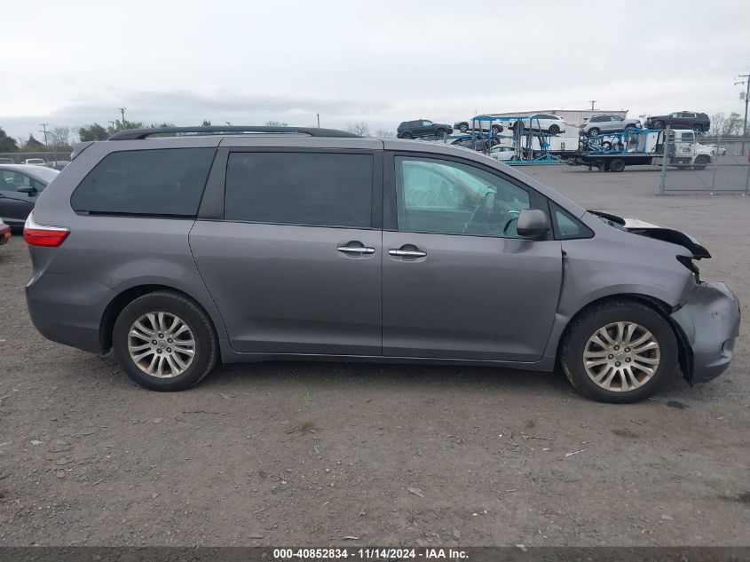 2015 Toyota Sienna Xle 8 Passenger VIN: 5TDYK3DC2FS554472 Lot: 40852834