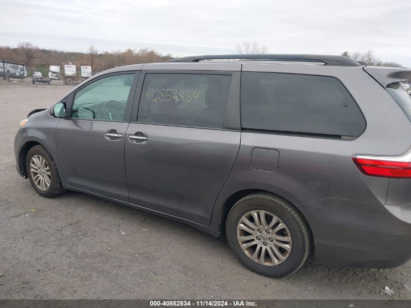 2015 Toyota Sienna Xle 8 Passenger VIN: 5TDYK3DC2FS554472 Lot: 40852834