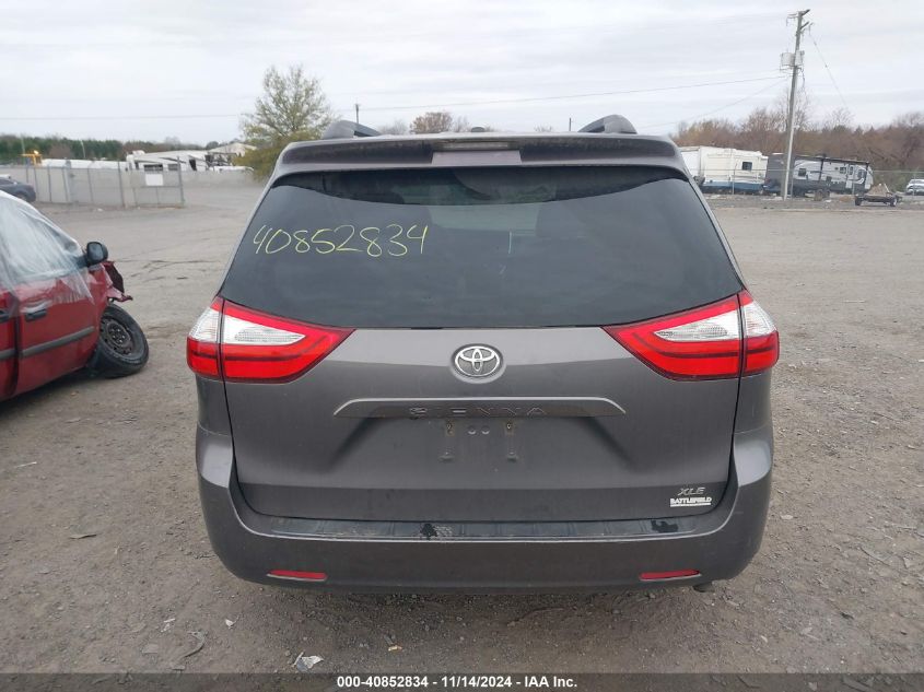 2015 Toyota Sienna Xle 8 Passenger VIN: 5TDYK3DC2FS554472 Lot: 40852834