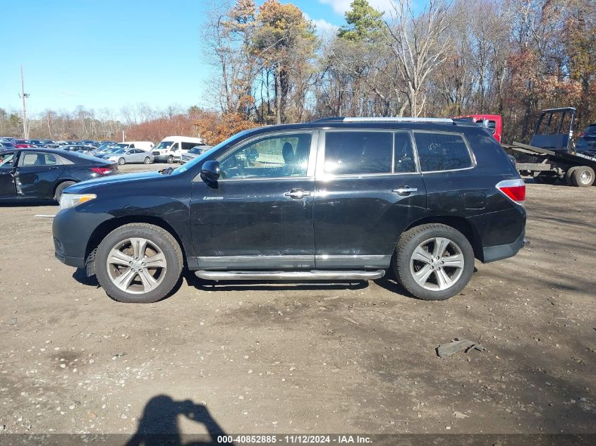 2013 Toyota Highlander Limited V6 VIN: 5TDDK3EH0DS217577 Lot: 40852885