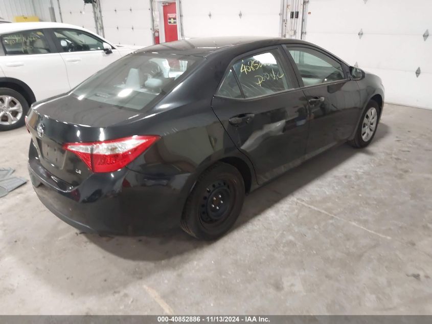 VIN 2T1BURHE7GC606316 2016 Toyota Corolla, LE no.4