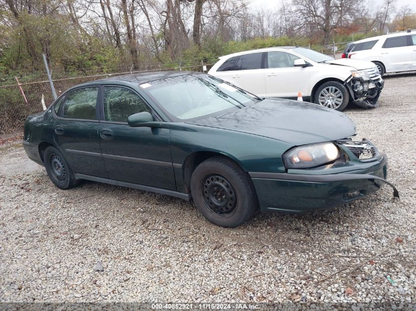 2002 Chevrolet Impala VIN: 2G1WF55E229209588 Lot: 40852921