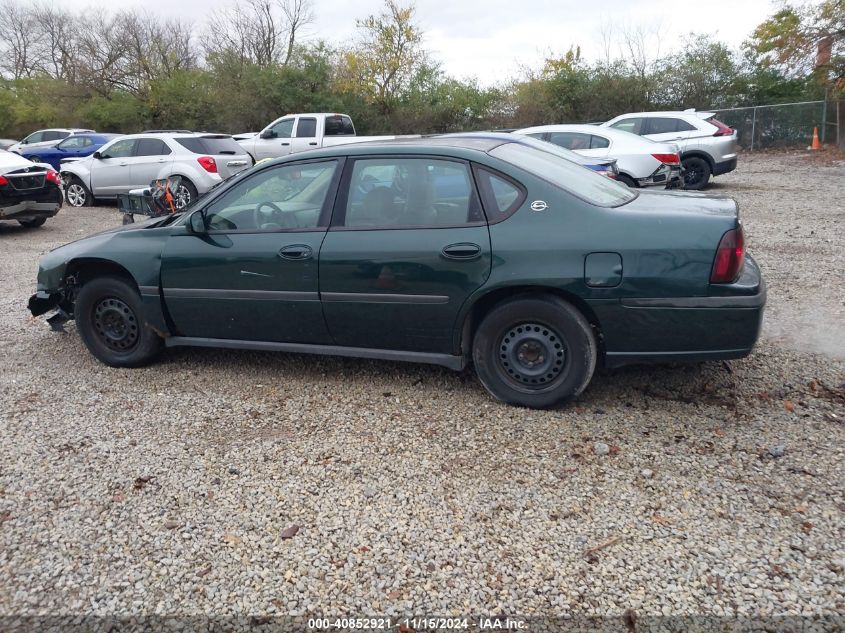 2002 Chevrolet Impala VIN: 2G1WF55E229209588 Lot: 40852921