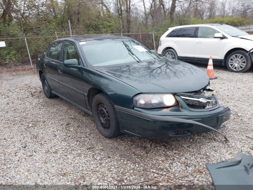 2002 Chevrolet Impala VIN: 2G1WF55E229209588 Lot: 40852921