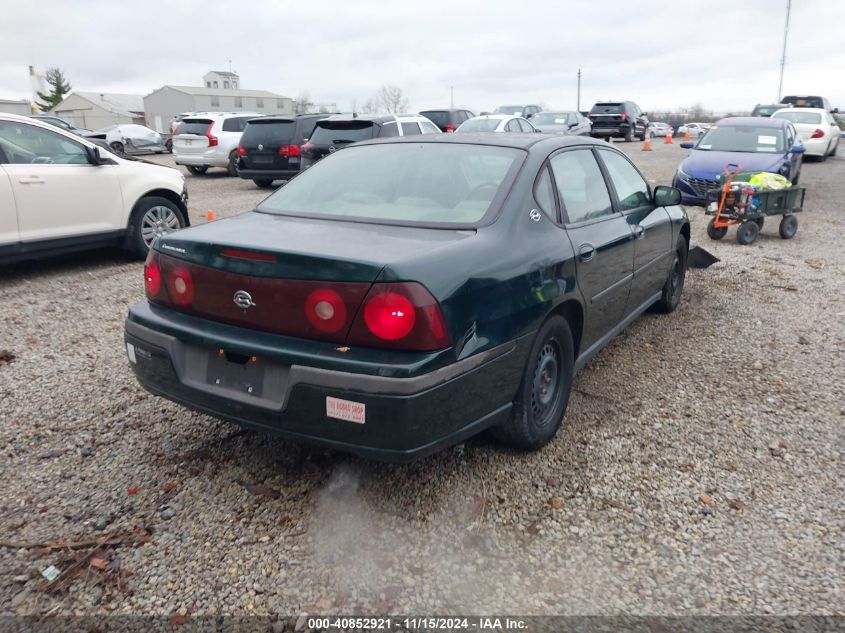 2002 Chevrolet Impala VIN: 2G1WF55E229209588 Lot: 40852921