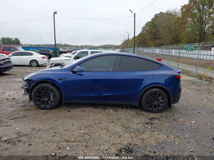 2021 Tesla Model Y Long Range Dual Motor All-Wheel Drive VIN: 5YJYGDEE4MF112351 Lot: 40852958