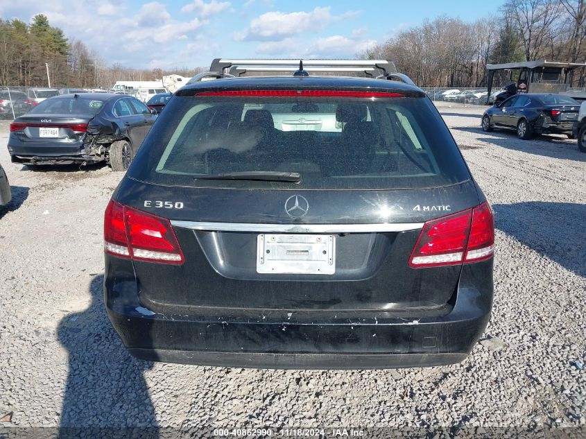 2014 Mercedes-Benz E 350 4Matic VIN: WDDHH8JB2EA840556 Lot: 40852990